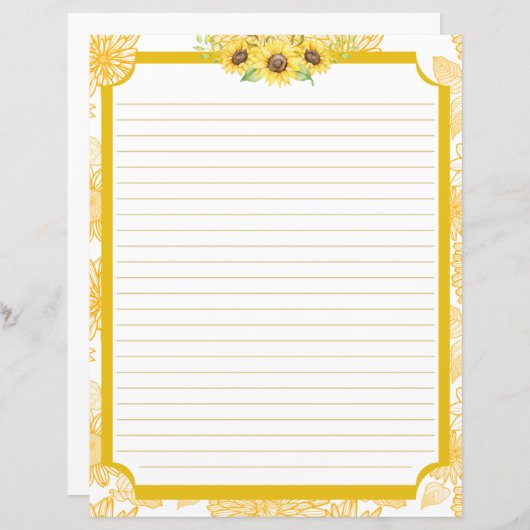 Sonnenblumengeschirr (Vorne/Hinten)