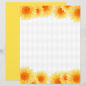 Sonnenblumengeschirr (Vorne/Hinten)