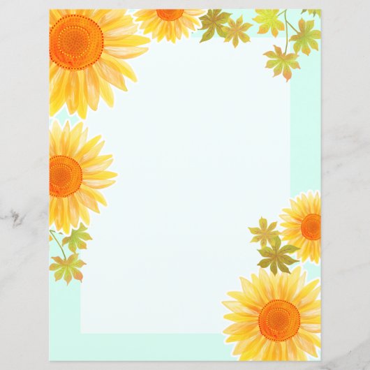 Sonnenblumengeschirr (Vorderseite)