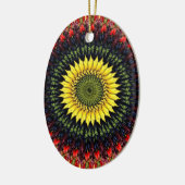 Sonnenblumengeschmack ernten keramik ornament (Links)