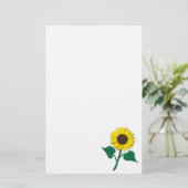 Sonnenblumengeschoss Briefpapier (Stehend Vorderseite)
