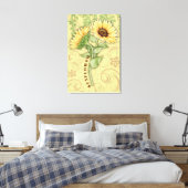 Sonnenblumengesteppte Leinwand (Insitu (Schlafzimmer))
