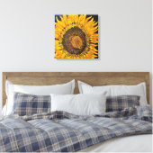 Sonnenblumengesteppte Leinwand (Insitu (Schlafzimmer))
