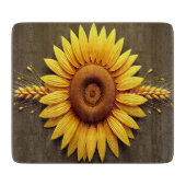 Sonnenblumenglasschneidemaschine Schneidebrett (Vorderseite)