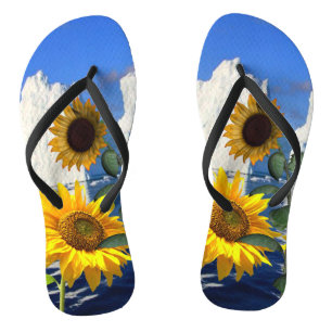 Sonnenblumengletscher Flip Flops Badesandalen