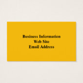 Sonnenblumenglorie - Visitenkarte (Rückseite)