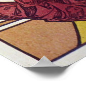 Sonnenblumengöttin Poster (Ecke)