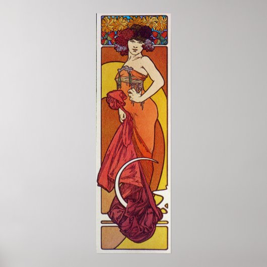 Sonnenblumengöttin Poster (Vorne)