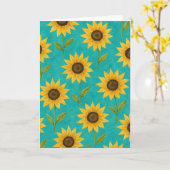 Sonnenblumengrüße Karte (Gelbe Blume)