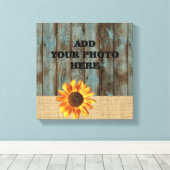 Sonnenblumenhain Leinwanddruck (Insitu (Holzboden))