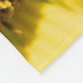 Sonnenblumenhalbe Fleecedecke (Ecke)