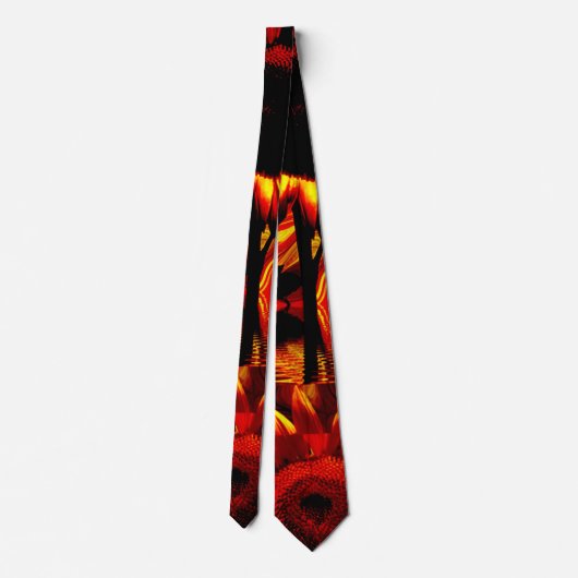 Sonnenblumenhalsband Krawatte (Rückseite)