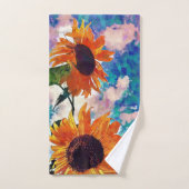 Sonnenblumenhandtuch Badhandtuch Set (Handtuch)