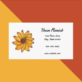 Sonnenblumenhandzeichnung personalisieren visitenkarte