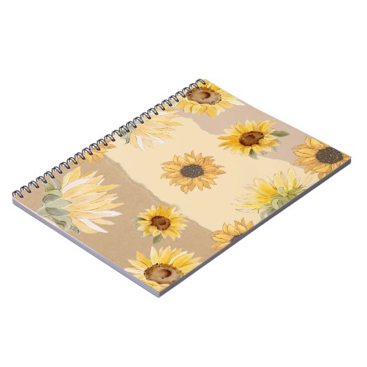 Sonnenblumenheft Notizblock (Linke Seite)