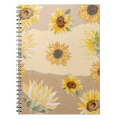 Sonnenblumenheft Notizblock (Vorderseite)