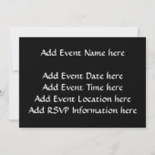 Sonnenblumenherz Einladung (Rückseite)