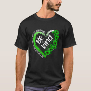Sonnenblumenherz sei nett grüne Gastroparesis Awar T-Shirt