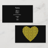 Sonnenblumenherz Visitenkarte (Vorne/Hinten)