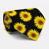Sonnenblumenhintergrund Krawatte (Gerollt)