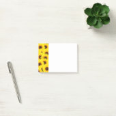 Sonnenblumenhintergrund Post-it Klebezettel (Büro)