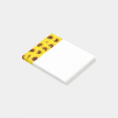 Sonnenblumenhintergrund Post-it Klebezettel (angewinkelt)