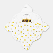 Sonnenblumenhochzeit Danke, dass Sie die Box bevor Geschenkschachtel (Ungefaltet)