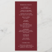 Sonnenblumenhochzeit im Rustikal Programm (Rückseite)