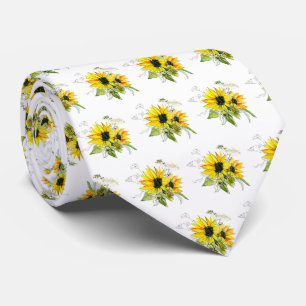 Sonnenblumenhochzeit Neck Tie Krawatte