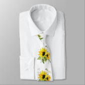 Sonnenblumenhochzeit Neck Tie Krawatte (Gebunden)