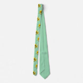 Sonnenblumenhochzeit Neck Tie Krawatte (Rückseite)