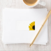 Sonnenblumenhochzeit oder allgemeine Blankenadress Adressaufkleber (Insitu)