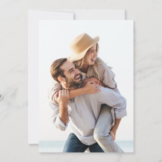 Sonnenblumenhochzeit Save The Date (Rückseite)