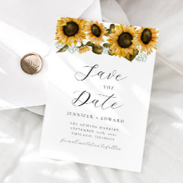 Sonnenblumenhochzeit Save The Date