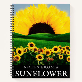 SONNENBLUMENHÜGEL NOTIZBLOCK