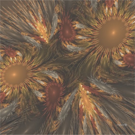 Sonnenblumenimpressionen Aufkleber (Vorderseite)