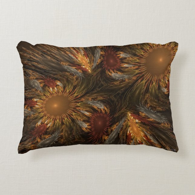 Sonnenblumenimpressionen Dekokissen (Vorderseite)