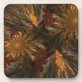 Sonnenblumenimpressionen Getränkeuntersetzer (Vorderseite)