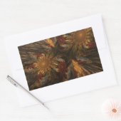 Sonnenblumenimpressionen Rechteckiger Aufkleber (Umschlag)