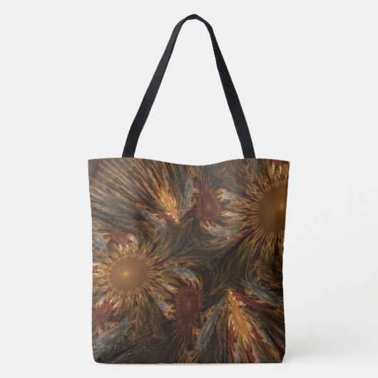 Sonnenblumenimpressionen Tasche (Rückseite)