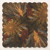 Sonnenblumenimpressionen Untersetzer (Vorderseite)