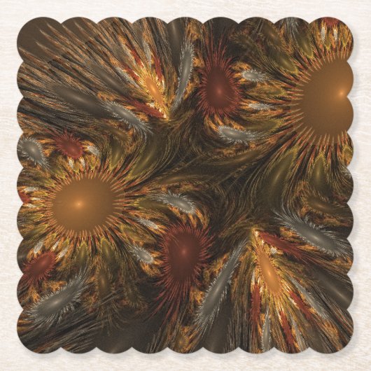 Sonnenblumenimpressionen Untersetzer (Vorderseite)