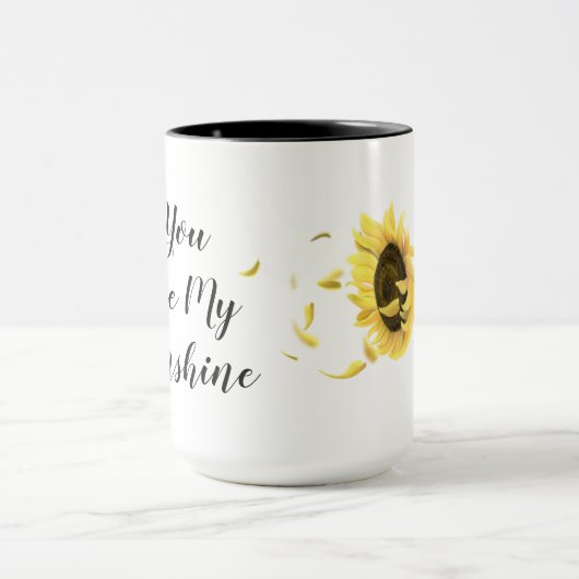 Sonnenblumenkaffee Tasse (Zentrum)