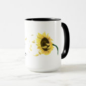 Sonnenblumenkaffee Tasse (VorderseiteRechts)
