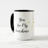 Sonnenblumenkaffee Tasse (Vorderseite Links)