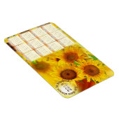 Sonnenblumenkalender 2013 magnet (Rechte Seite)