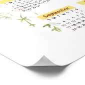 Sonnenblumenkalender, 2023 Kalender, jährlich Poster (Ecke)