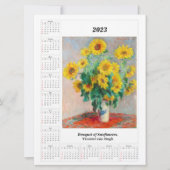 Sonnenblumenkalender 2023 Vincent van Gogh (Vorderseite)