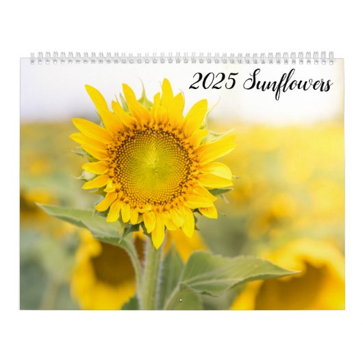Sonnenblumenkalender 2025 kalender (Titelbild)