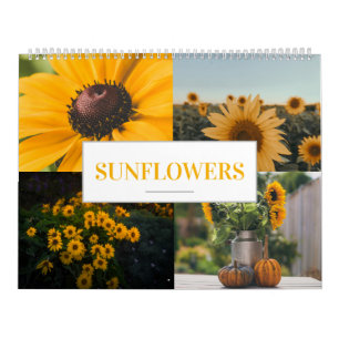 Sonnenblumenkalender Zuhause Wall Landwirtschaftli Kalender